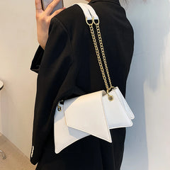 Retro Leather Shoulder Bag Chain Handbag Women Lady Clutch