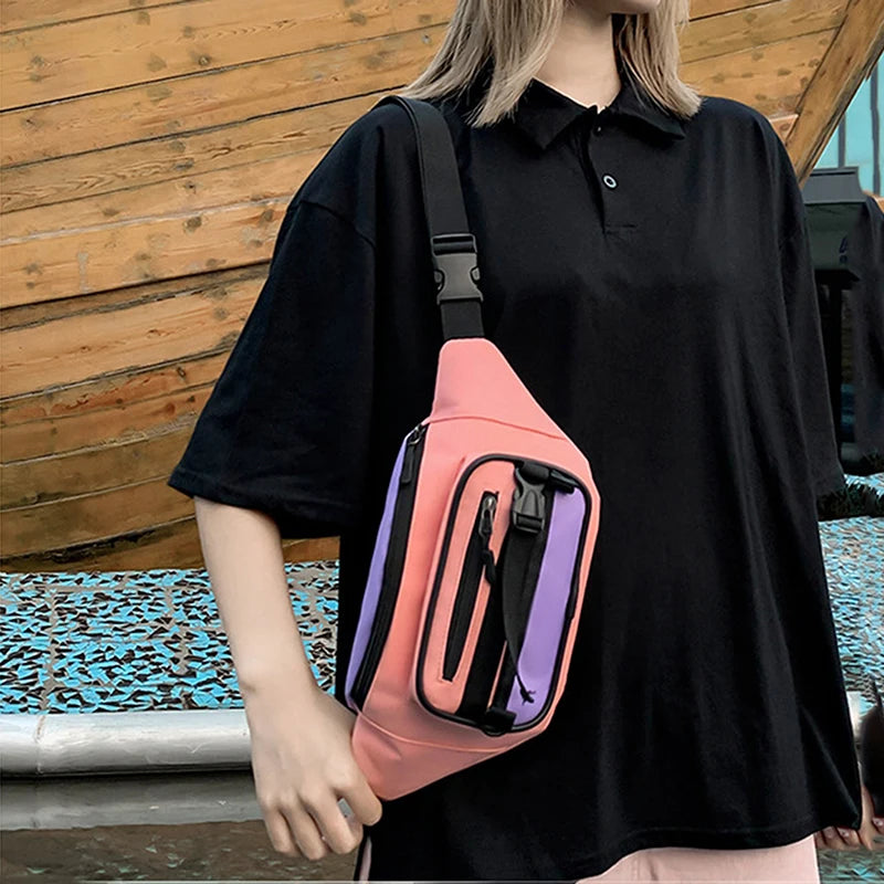 Hip Hop Waist Bag Women's Leisure Bum Package Banana Messenger Bags