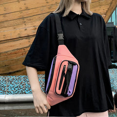 Hip Hop Waist Bag Women's Leisure Bum Package Banana Messenger Bags