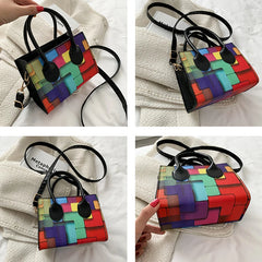 Vintage Small Crossbody Handbag for Women, Top-handle Bag