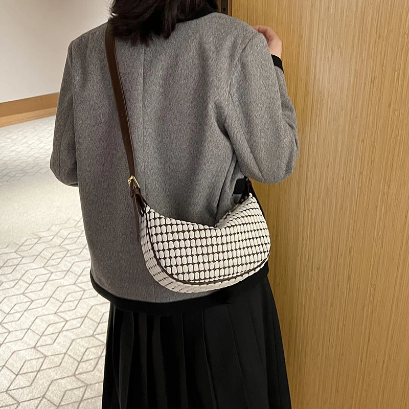 Hobos Women's Leather Crossbody Bag Handbags Ladies Casual Tote Messenger Bag