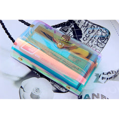 Holographic ID Organizer Bag with Card Sleeves