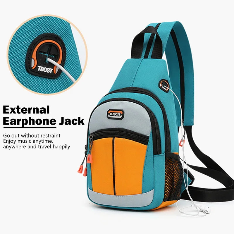 Women Crossbody Messenger Bag Mini Travel Chest Shoulder Bag