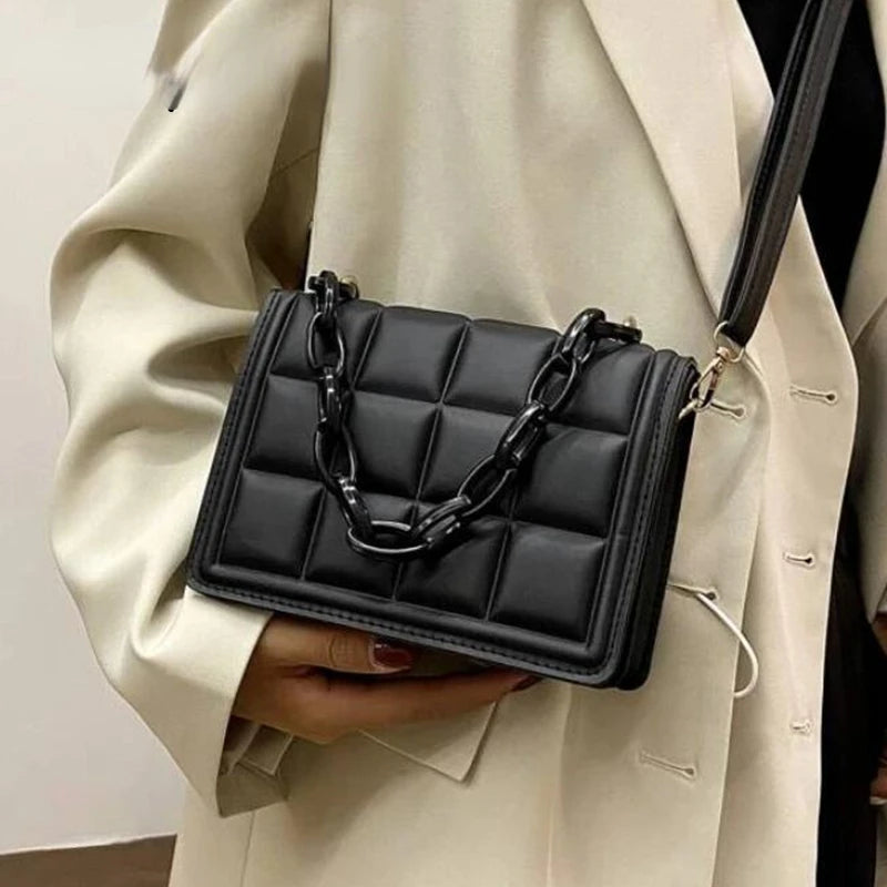 Honeycherry Geo Embossed Flap Crossbody Bag Mini Handbags
