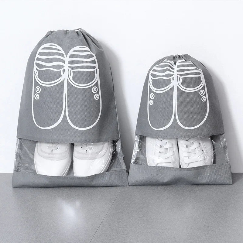 1pcs Women High Shoe Bag Travel Pouch Storage Portable Drawstring Bag Organizer