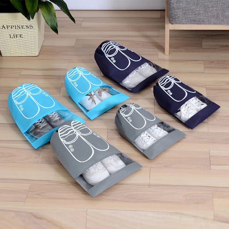 1pcs Women High Shoe Bag Travel Pouch Storage Portable Drawstring Bag Organizer