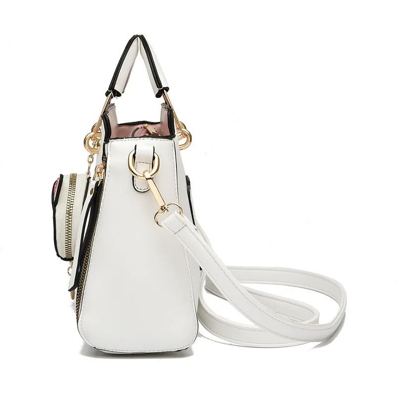 Hot Cat Shape Small Wallet Pendant Metal Handle Solid Handbag Large Capacity