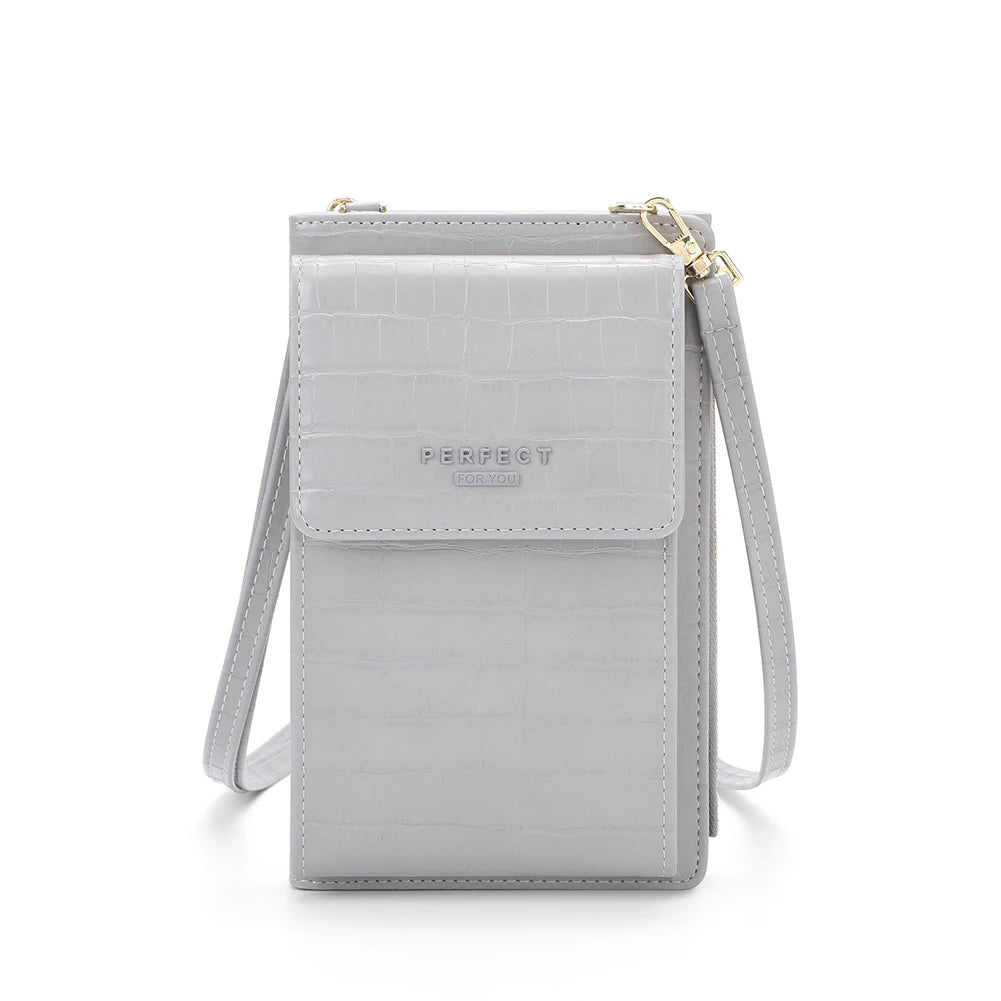 Small Crossbody Bag Mini PU Leather Shoulder Messenger Clutch