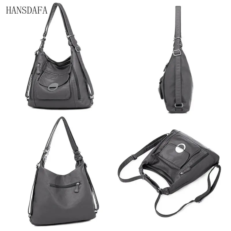 Multifunction Shoulder Bags Soft Large Capacity