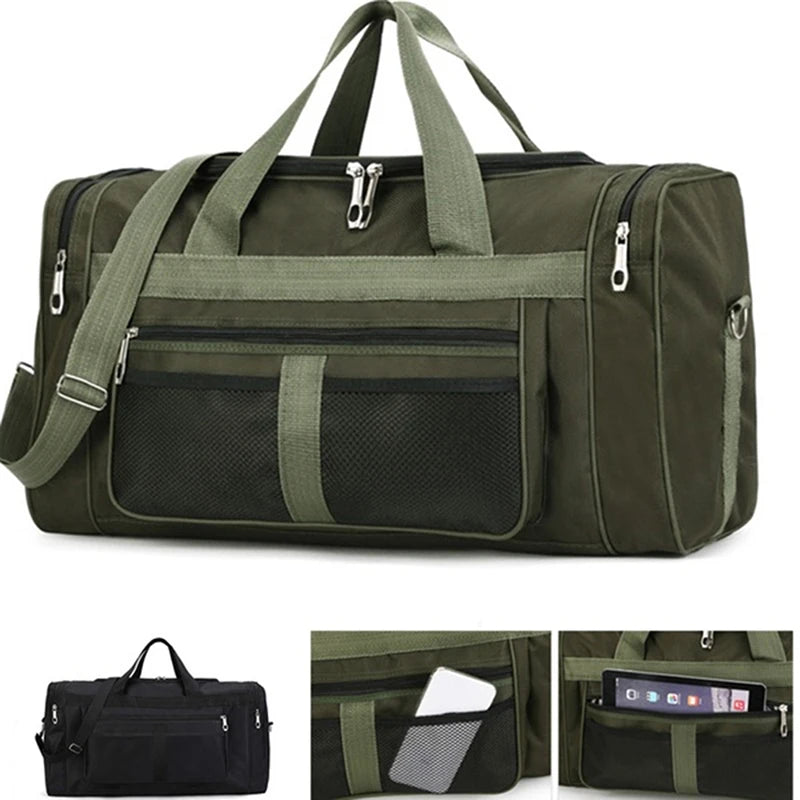 Men's Outdoor Waterproof Gym Bag Nylon Travel Bag
