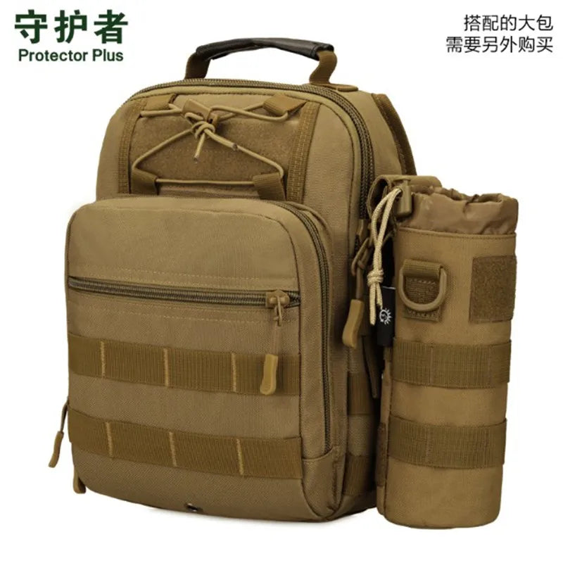 800D Oxford Military Tactical Backpack with Water Bottle Bag