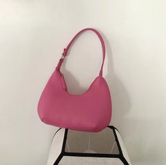Small Leather Handbag Women's Shoulder Bag Pink Side Bags For Women