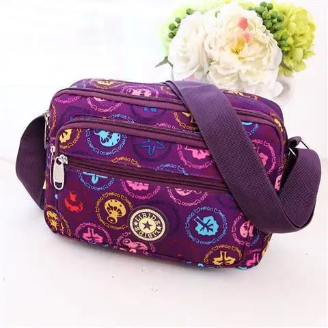 Canvas Single Shoulder Female Bag Casual Mobile Phone Bag