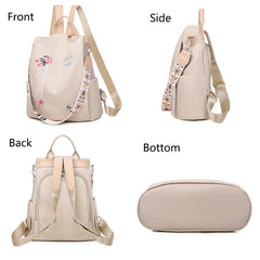Anti-theft Women Backpacks Waterproof Oxford School Bag For Girl