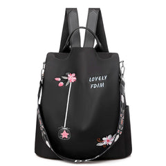 Anti-theft Women Backpacks Waterproof Oxford School Bag For Girl