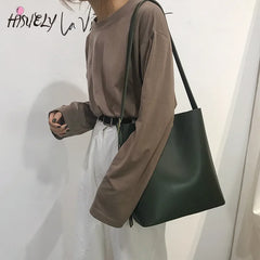 Retro Soft Women Crossbody Bags Vintage Shoulder Bags Top-handle