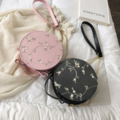 Stylish Lace Round Handbags Women Crossbody Bags