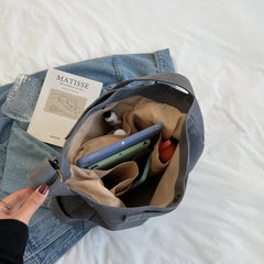 Hot Women Large Capacity Solid Canvas Handbags Waterproof Cloth Bag Messagebag