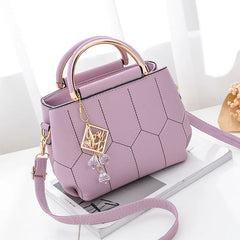 Embroidered Small Square Bag Thread Shoulder Messenger Bag