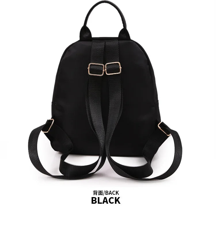 Nylon Cloth Ladies Backpack Casual Small Bag