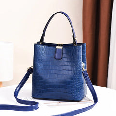 Stone Pattern Bucket Bag Women Handbag