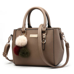 Hair Ball Handbag Women's Large-capacity One-shoulder Messenger Bag