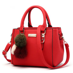 Hair Ball Handbag Women's Large-capacity One-shoulder Messenger Bag