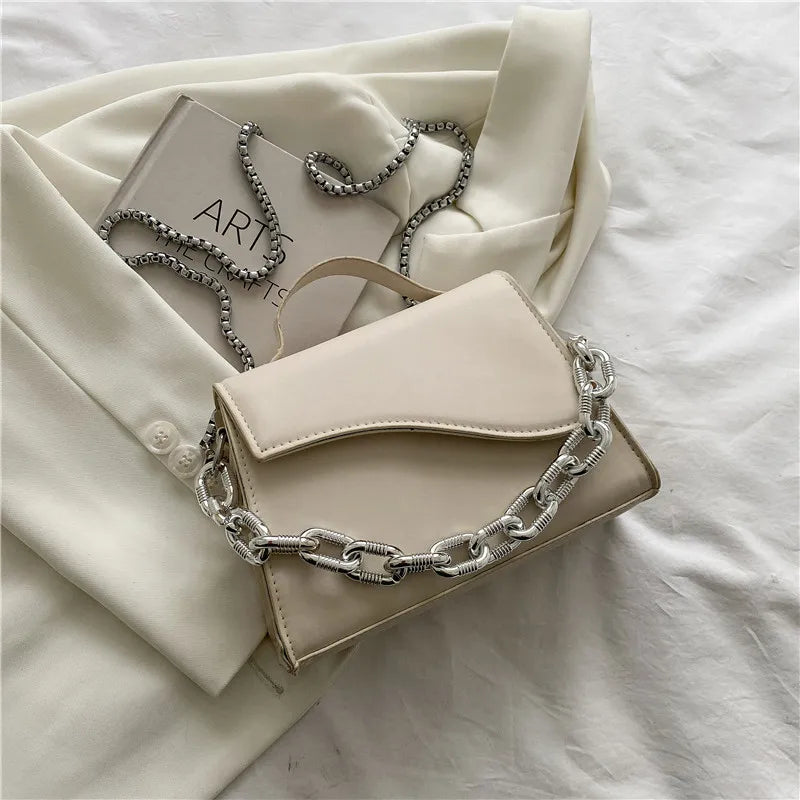PU Leather Crossbody Bag Solid Shoulder Handbags Small Travel Handbags