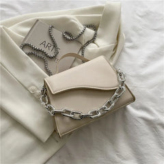 PU Leather Crossbody Bag Solid Shoulder Handbags Small Travel Handbags