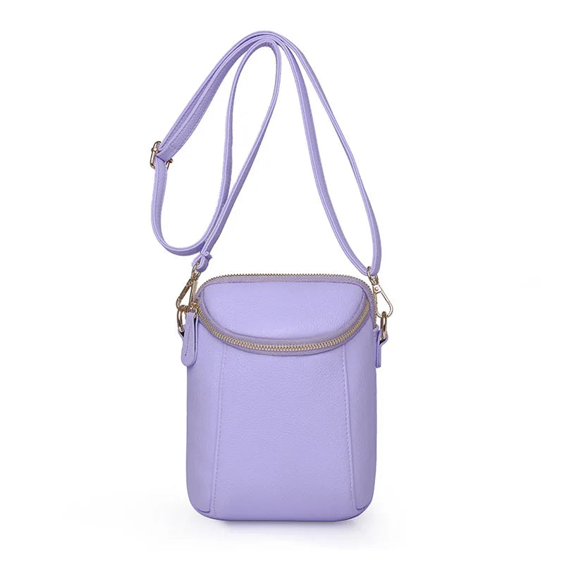 Texture Women's Messenger Bag Street Phone Bag