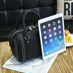 Women's Autumn Pillow Bag Rivets Handbag