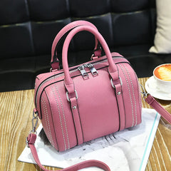 Women's Autumn Pillow Bag Rivets Handbag
