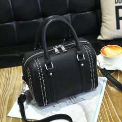 Women's Autumn Pillow Bag Rivets Handbag