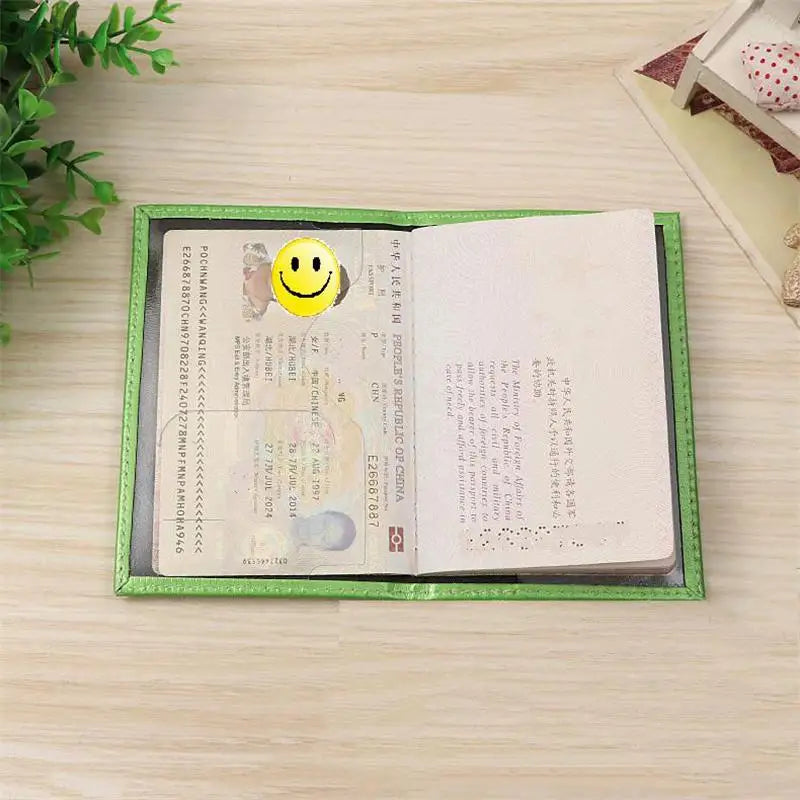 Stylish Leather Japan Passport Cover for Women