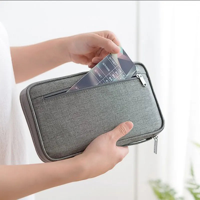Waterproof Passport Holder Organizer for Family Travel