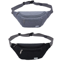 Tinyat Waist Bag Pack Travel Phone Belt Pouch Casual Unisex Chest Bag C
