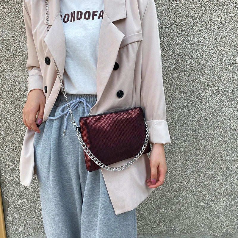 Classic Designer Women's Shoulder Bag PU Ladies Messenger Crossbody Bag