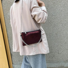 Classic Designer Women's Shoulder Bag PU Ladies Messenger Crossbody Bag
