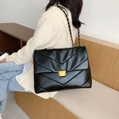 Women's Large Shoulder Bag PU Leather Handbag