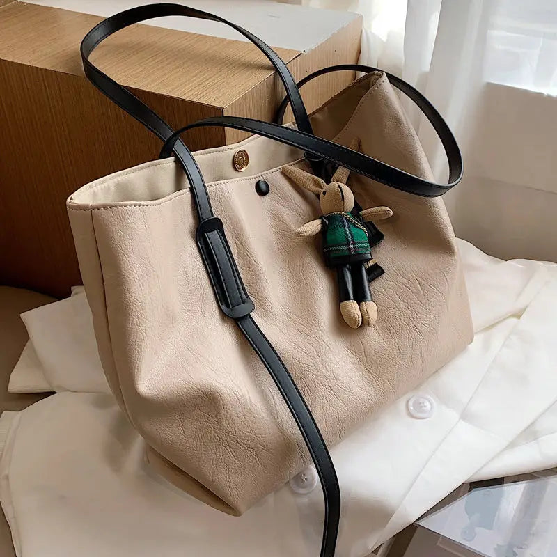 Large Women's Bag PU Leather Shoulder Bags Wild Bags Sac a Main Femme