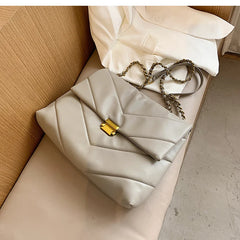Women's Large Shoulder Bag PU Leather Handbag