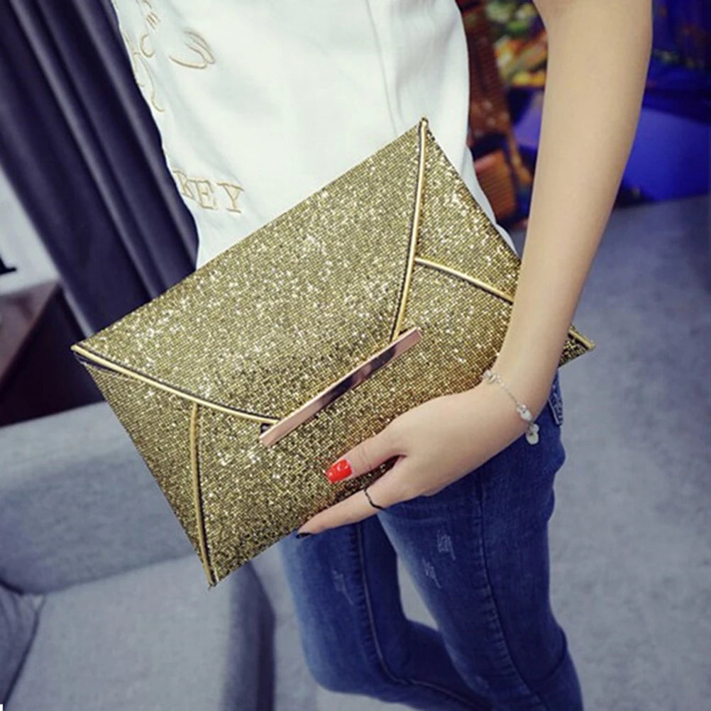 Sequins Envelope Bag Clutch Handbags for Women Evening Party