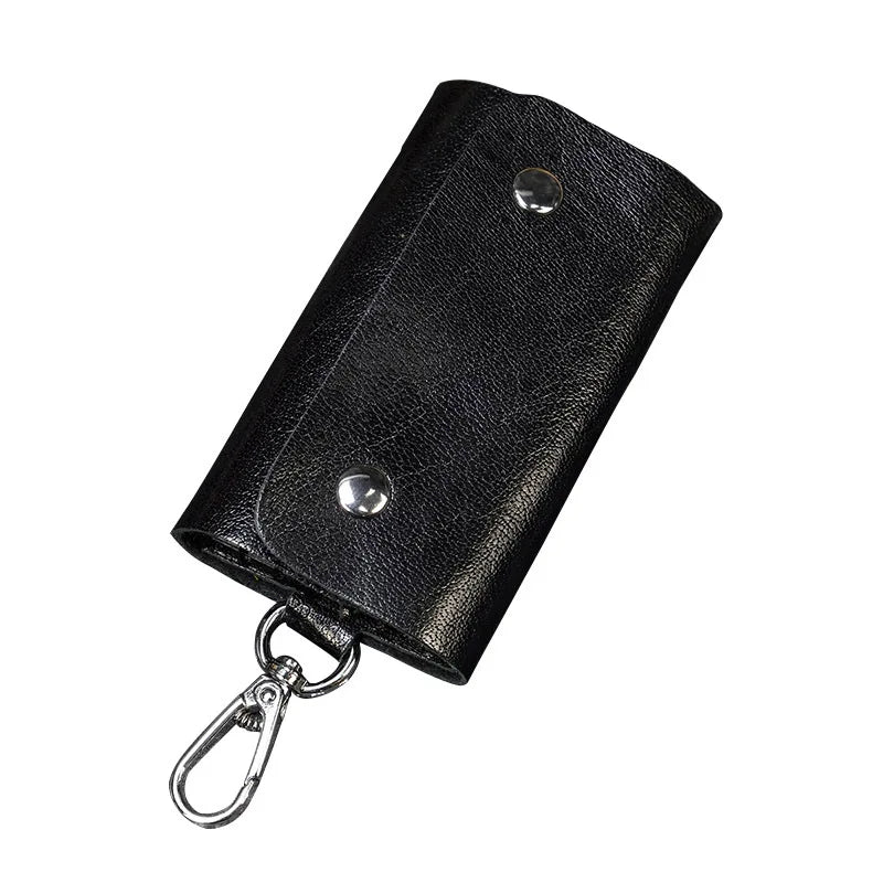 Housekeeper Leather Key Holder Wallet Unisex Organizer Bag Car Wallet