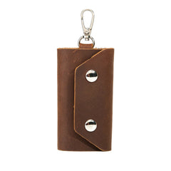 Housekeeper Leather Key Holder Wallet Unisex Organizer Bag Car Wallet