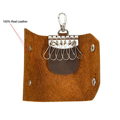 Housekeeper Leather Key Holder Wallet Unisex Organizer Bag Car Wallet
