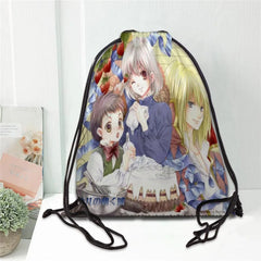 Howl's Moving Castle Drawstring Backpack Causal Travel Bags