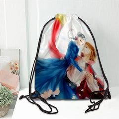 Howl's Moving Castle Drawstring Backpack Causal Travel Bags