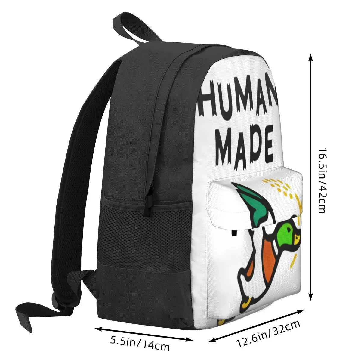 Duck Print Backpack for Men and Women