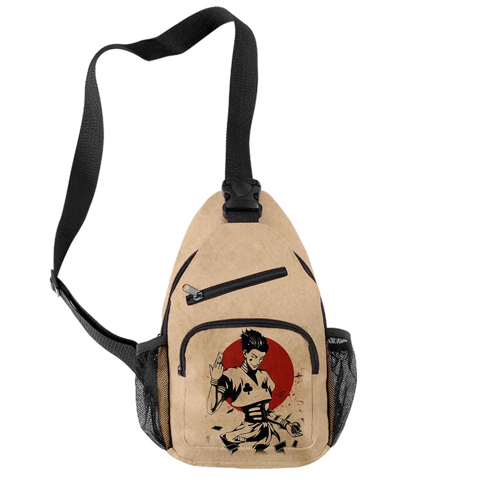 Hunter X Hunter Kids Chest Bag 3D Cartoon Crossbody Boys Shoulder