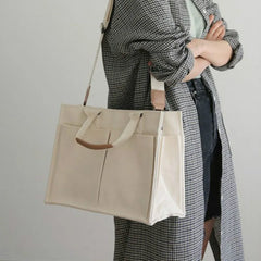 Women's Cotton Canvas Bag Version Handbag Lazy Wind Shoulder Crossbody Bags